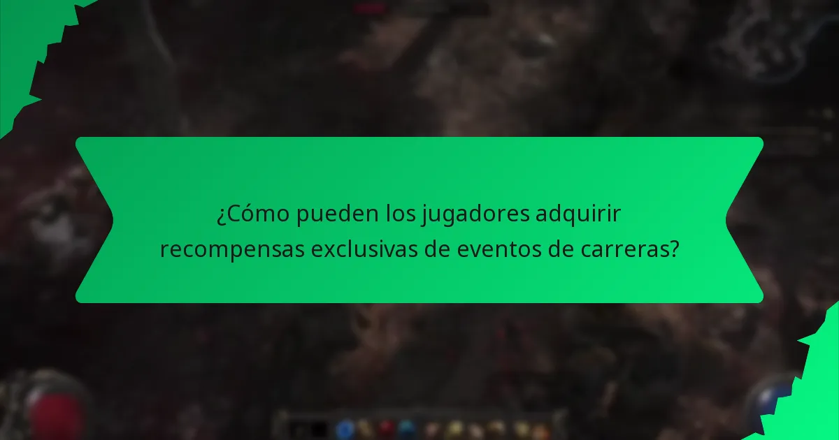 ¿Cómo se define la rareza de las recompensas de eventos de carreras?