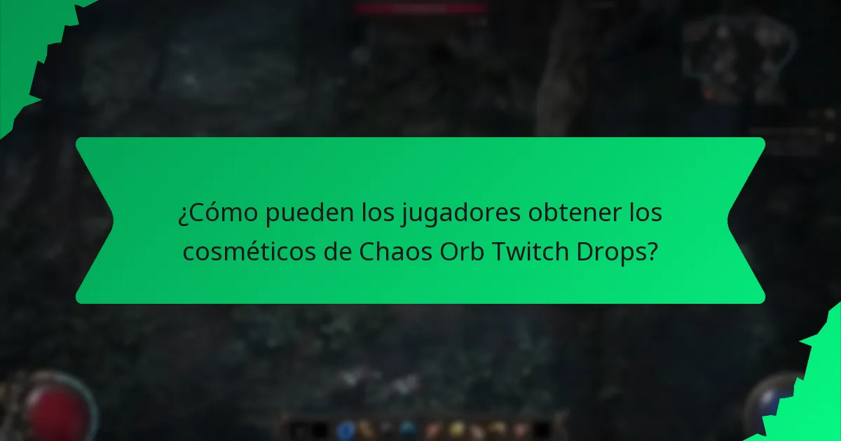 ¿Cuáles son los niveles de rareza de los cosméticos de Chaos Orb Twitch Drops?