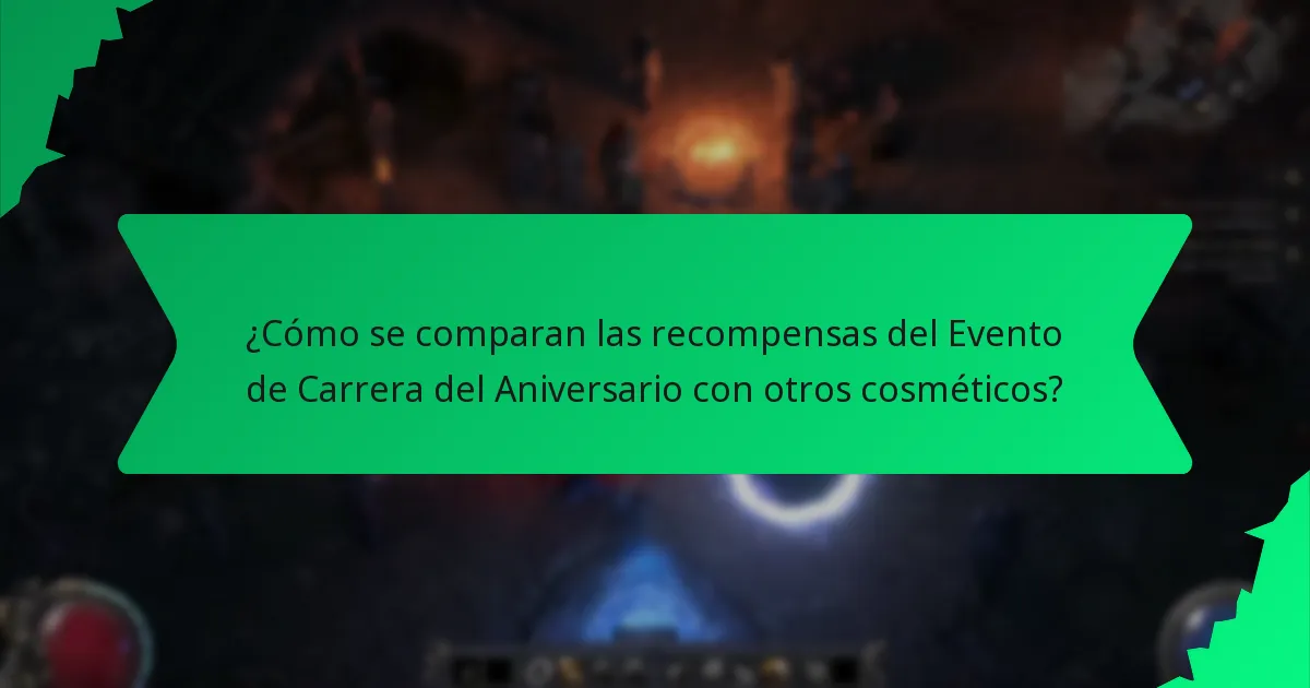 ¿Cómo se determina la rareza de las recompensas del Evento de Carrera del Aniversario?