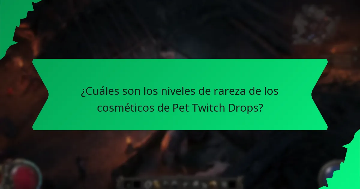 ¿Qué colores están disponibles para los cosméticos de Pet Twitch Drops?