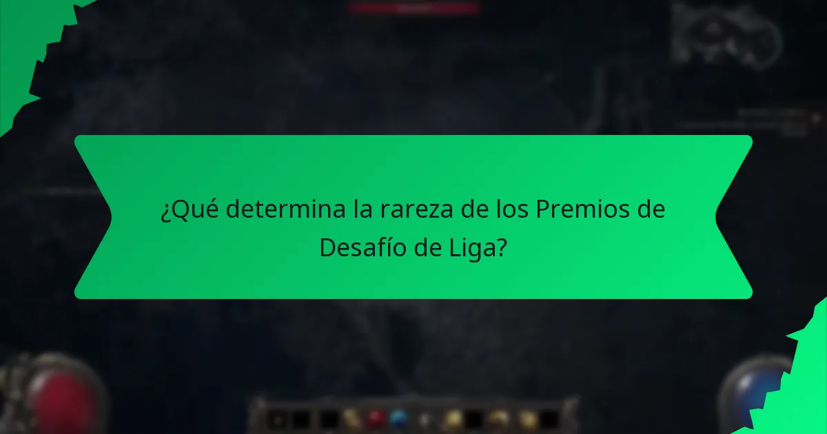 ¿Cómo indica el color el valor en los Premios de Desafío de Liga?