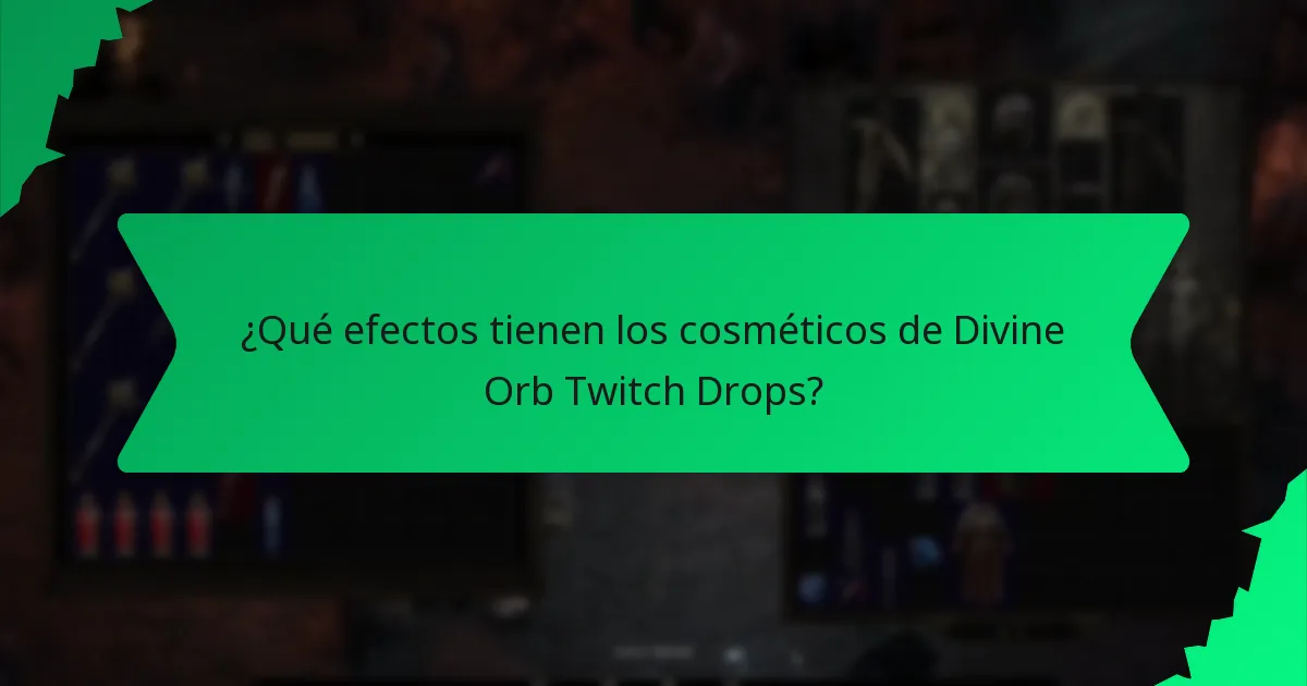 ¿Qué opciones de color están disponibles para los cosméticos de Divine Orb Twitch Drops?