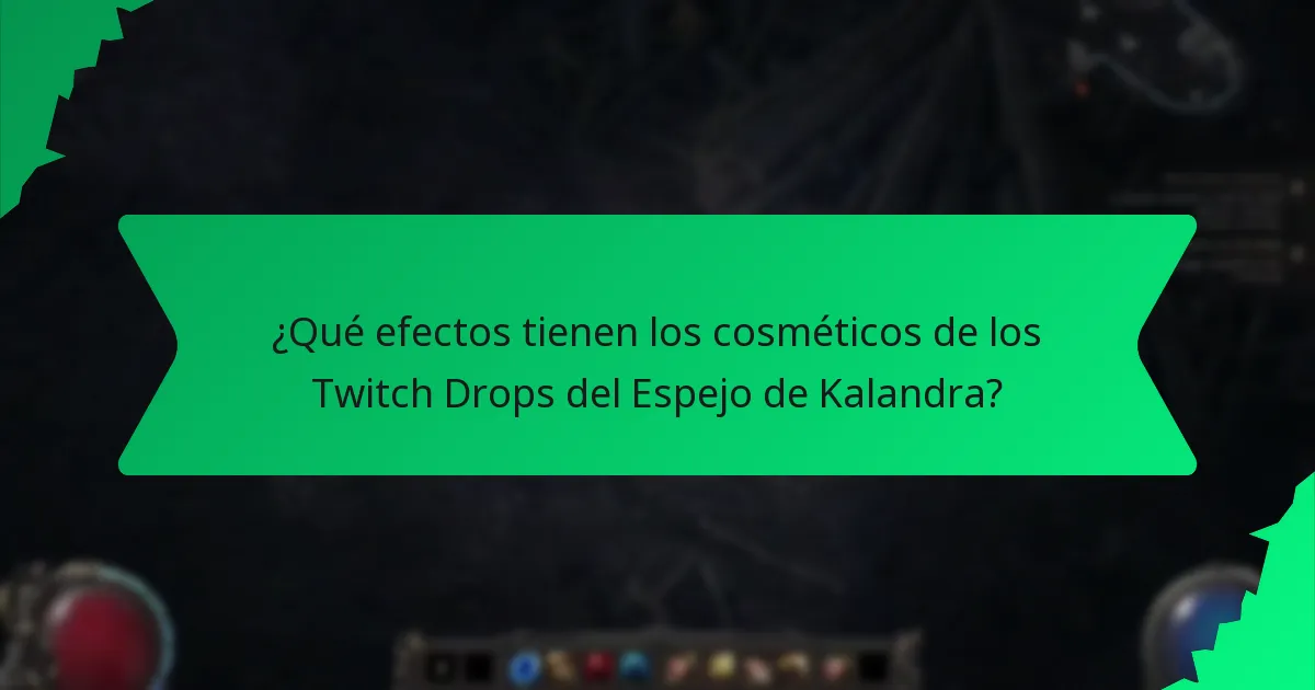 ¿Qué variaciones de color están disponibles para los cosméticos de los Twitch Drops del Espejo de Kalandra?