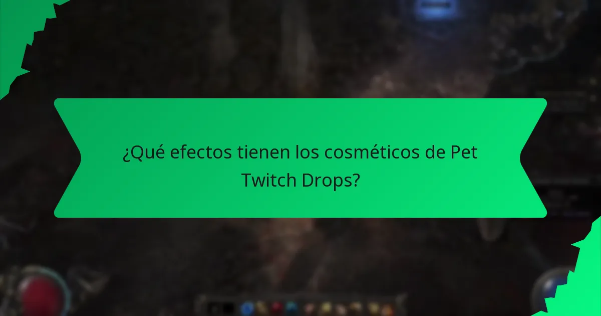 ¿Cómo pueden los jugadores adquirir cosméticos de Pet Twitch Drops?