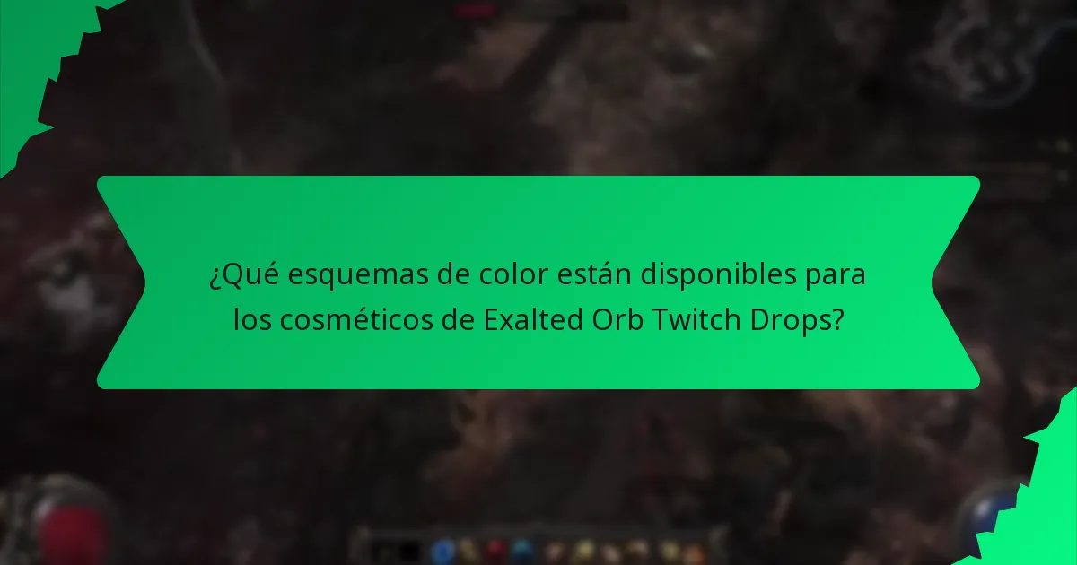 ¿Cómo pueden los jugadores obtener los cosméticos de Exalted Orb Twitch Drops?
