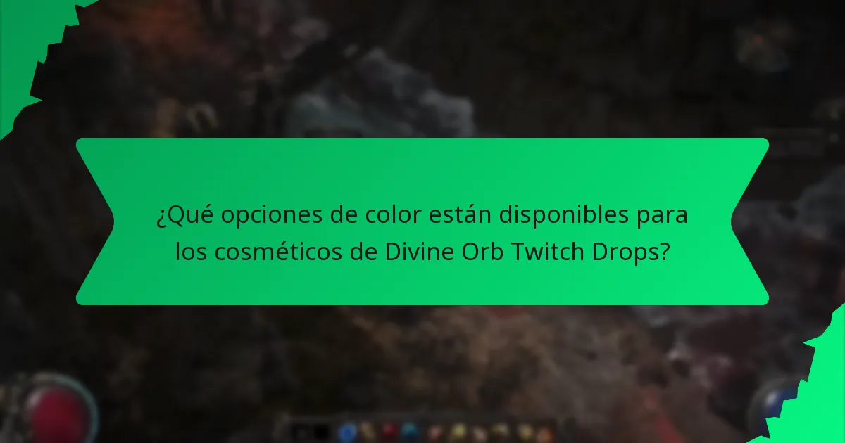¿Qué efectos tienen los cosméticos de Divine Orb Twitch Drops?
