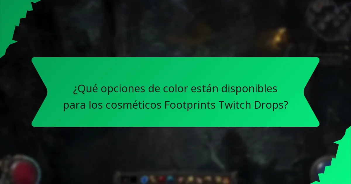 ¿Cómo pueden los jugadores adquirir los cosméticos Footprints Twitch Drops?